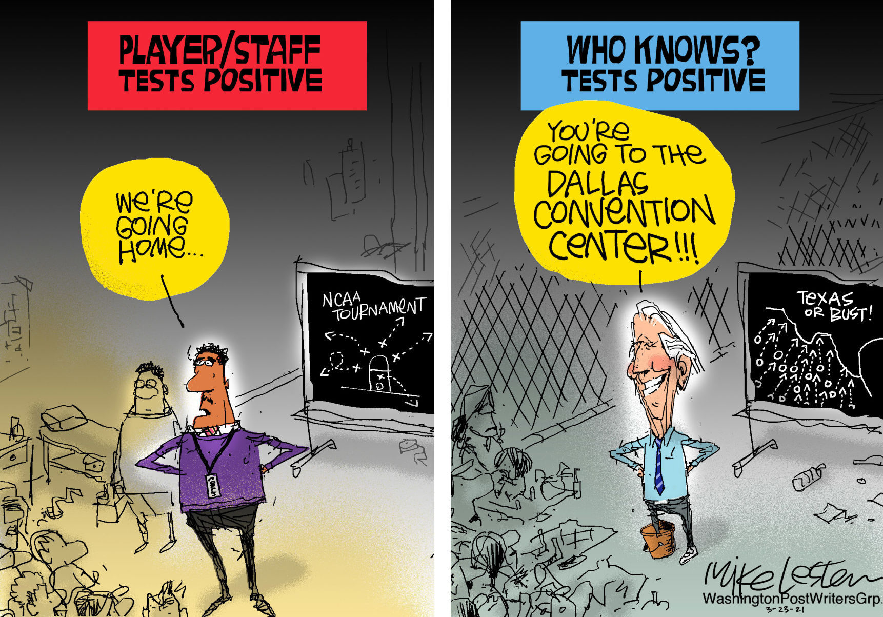 Mike Lester cartoon